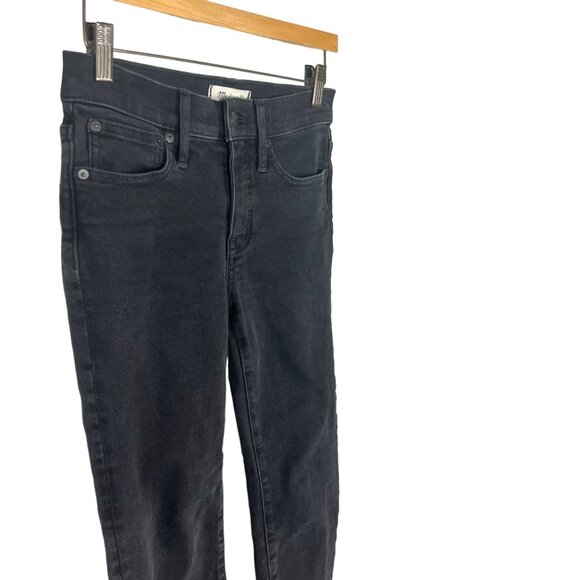 Madewell Black Cali Demi Boot Mid Rise Jeans 26P - Picture 2 of 11